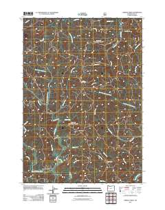 Herman Creek 2011 topographic map thumbnail