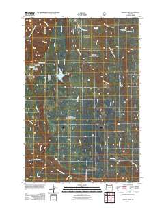 Jubilee Lake 2011 topographic map thumbnail