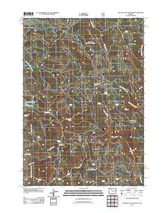 Jump-off Joe Mountain 2011 topographic map thumbnail