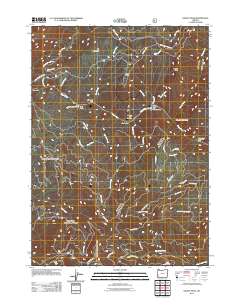 Kelsey Peak 2011 topographic map thumbnail