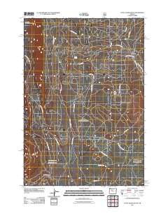 Little Akawa Butte 2011 topographic map thumbnail