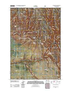 Owens Butte 2011 topographic map thumbnail