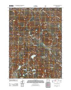 Quartz Valley 2011 topographic map thumbnail