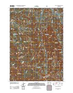 Staley Ridge 2011 topographic map thumbnail