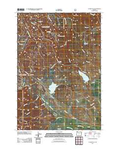 Tucker Flat 2011 topographic map preview