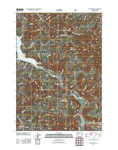 Westfir West 2011 topographic map thumbnail