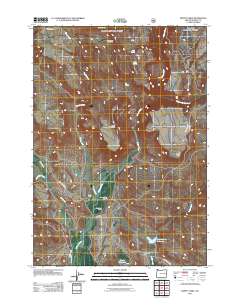 Moffit Table 2011 topographic map thumbnail
