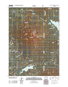 Mount McLoughlin 2011 topographic map thumbnail