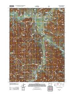 Ruch 2011 topographic map thumbnail