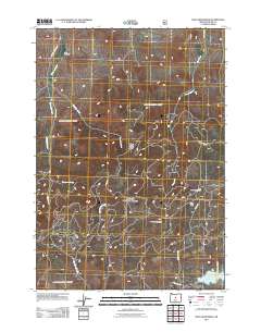 Mule Deer Ridge 2011 topographic map thumbnail