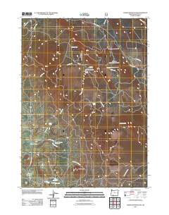 Surveyor Mountain 2011 topographic map thumbnail