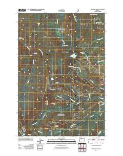 Wahtum Lake 2011 topographic map thumbnail