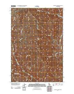 Wapshilla Creek 2011 topographic map thumbnail