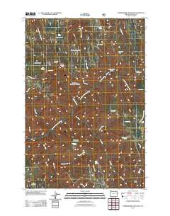 Thimbleberry Mountain 2011 topographic map thumbnail