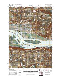 Washougal 2011 topographic map thumbnail