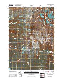 South Sister 2011 topographic map thumbnail