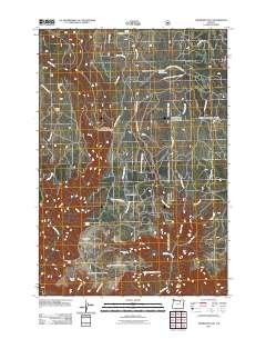 Thompson Flat 2011 topographic map thumbnail