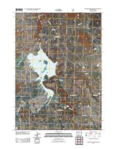 Thompson Reservoir 2011 topographic map thumbnail