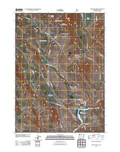 Spencer Creek 2011 topographic map thumbnail