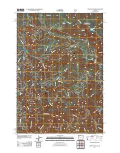 Tidbits Mountain 2011 topographic map preview