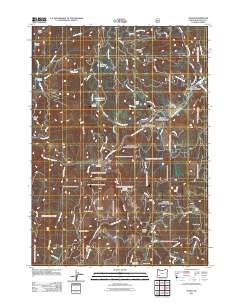 Tiller 2011 topographic map thumbnail