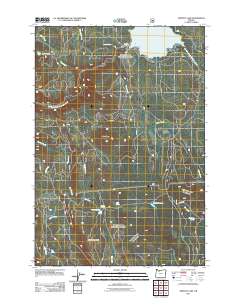 Timothy Lake 2011 topographic map thumbnail