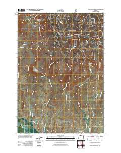 Sawtooth Ridge 2011 topographic map thumbnail