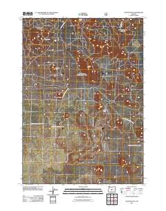 Sixteen Butte 2011 topographic map thumbnail