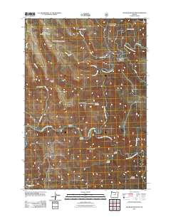 Slickear Mountain 2011 topographic map thumbnail