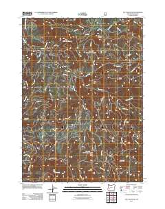 Taft Mountain 2011 topographic map thumbnail