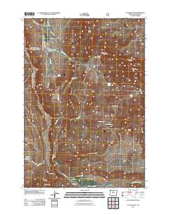 Teller Butte 2011 topographic map thumbnail