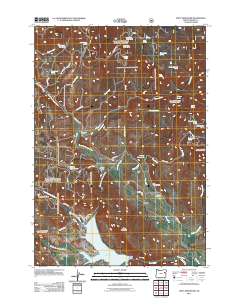 Unity Reservoir 2011 topographic map thumbnail