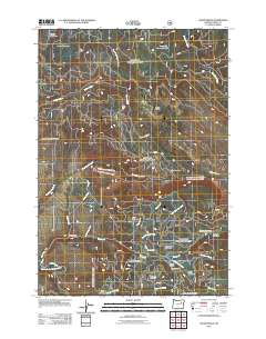 Sharp Ridge 2011 topographic map thumbnail