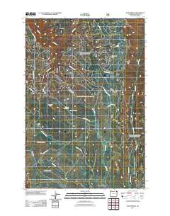 Sled Springs 2011 topographic map thumbnail