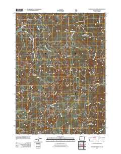 Sundown Mountain 2011 topographic map thumbnail
