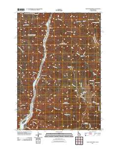 White Monument 2011 topographic map thumbnail