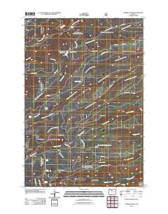 Fivemile Butte 2011 topographic map thumbnail