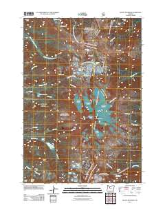Mount Jefferson 2011 topographic map thumbnail