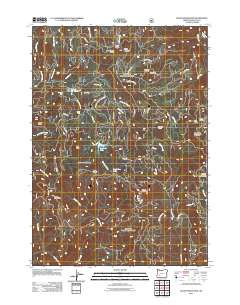 Quartz Mountain 2011 topographic map thumbnail