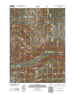 Red Blanket Mountain 2011 topographic map thumbnail