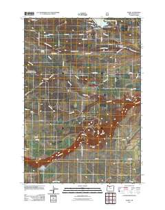 Wamic 2011 topographic map thumbnail