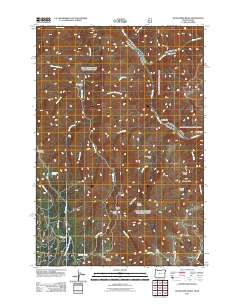 Deadhorse Ridge 2011 topographic map thumbnail