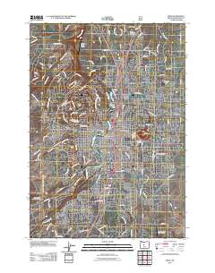 Bend 2011 topographic map thumbnail