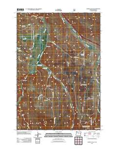 Bowen Valley 2011 topographic map thumbnail