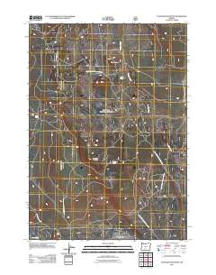 Antelope Mountain 2011 topographic map thumbnail