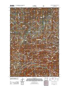Anthony Butte 2011 topographic map thumbnail