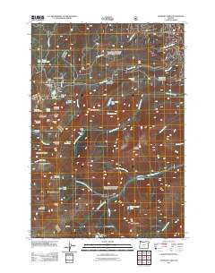 Anthony Lakes 2011 topographic map thumbnail