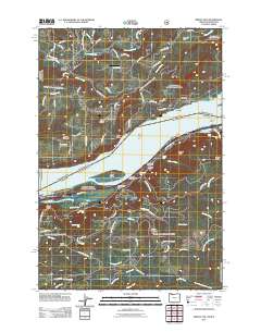 Bridal Veil 2011 topographic map thumbnail