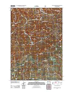 Arbuckle Mountain 2011 topographic map thumbnail