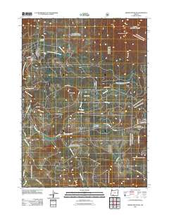 Brown Mountain 2011 topographic map thumbnail